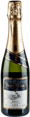 5,95 € | White Sparkling Wine Perelada & Chivite Brut Reserve D.O. Cava Catalonia Spain Macabeo, Xarel·lo, Parellada Half Bottle 37 cl