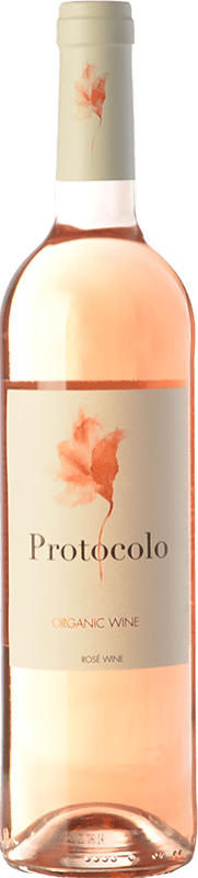 8,95 € Бесплатная доставка | Розовое вино Dominio de Eguren Protocolo Orgánico Молодой I.G.P. Vino de la Tierra de Castilla Органический