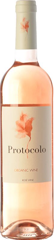 9,95 € Envío gratis | Vino rosado Dominio de Eguren Protocolo Orgánico Joven I.G.P. Vino de la Tierra de Castilla