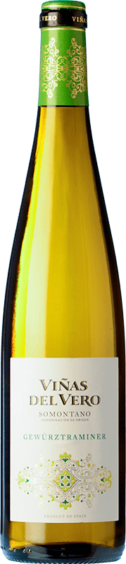 10,95 € Free Shipping | White wine Viñas del Vero Colección Joven D.O. Somontano Aragon Spain Gewürztraminer Bottle 75 cl
