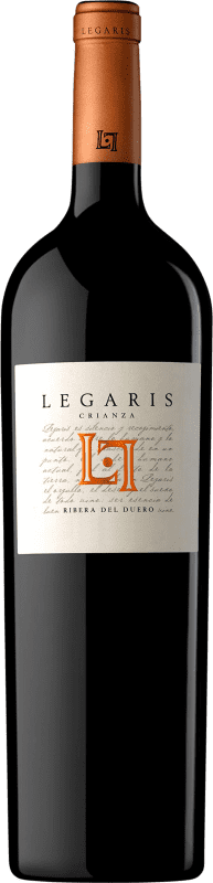 Kostenloser Versand | Rotwein Legaris Crianza — Kurze Fassreifung D.O. Ribera del Duero Kastilien und León Spanien Tempranillo Magnumflasche 1,5 L
