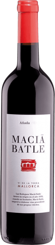 12,95 € | Красное вино Macià Batle Negre старения D.O. Binissalem Балеарские острова Испания 75 cl