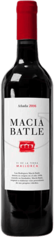 10,95 € | Red wine Macià Batle Negre Aged D.O. Binissalem Balearic Islands Spain Bottle 75 cl
