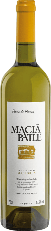 14,95 € | 白酒 Macià Batle Blanc de Blancs 年轻的 D.O. Binissalem 巴利阿里群岛 西班牙 Chardonnay, Prensal Blanco 75 cl