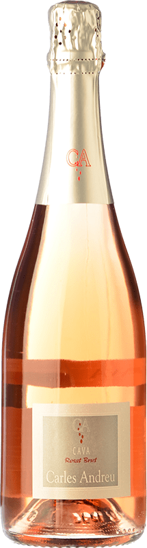 9,95 € | 玫瑰气泡酒 Carles Andreu Rosat 香槟 年轻的 D.O. Cava 加泰罗尼亚 西班牙 Trepat 75 cl