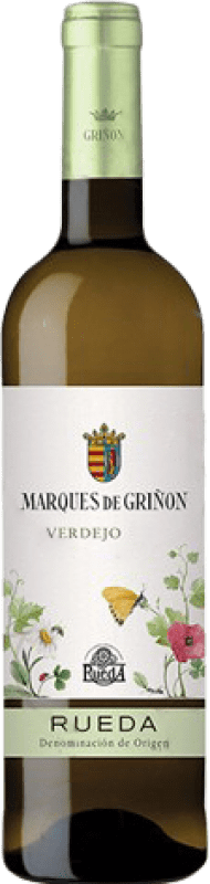 Spedizione Gratuita | Vino bianco Marqués de Griñón Giovane D.O. Rueda Castilla y León Spagna Verdejo Bottiglia Magnum 1,5 L