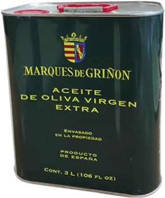Envío gratis | Aceite de Oliva Marqués de Griñón AOVE Virgen Extra España Lata Especial 3 L