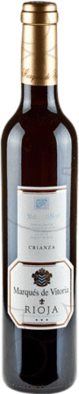 Spedizione Gratuita | Vino Rosso Marqués de Vitoria Crianza — Invecchiato in Botte D.O.Ca. Rioja La Rioja Spagna Tempranillo Bottiglia Medium 50 cl