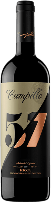 53,95 € Free Shipping | Red wine Campillo 57 Grand Reserve D.O.Ca. Rioja