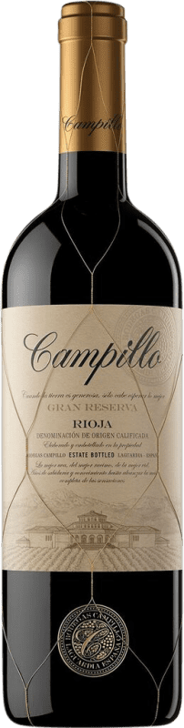 23,95 € | Red wine Campillo Grand Reserve D.O.Ca. Rioja The Rioja Spain Tempranillo Bottle 75 cl