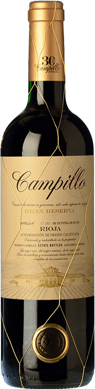 41,95 € Бесплатная доставка | Красное вино Campillo Гранд Резерв D.O.Ca. Rioja