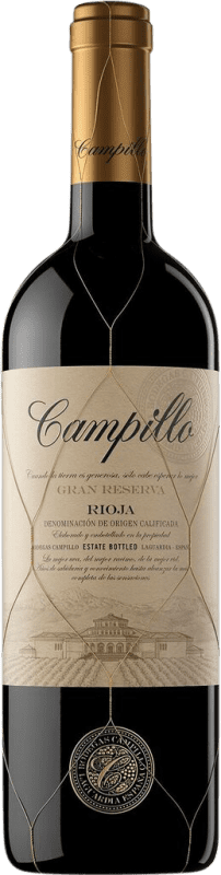 Free Shipping | Red wine Campillo Grand Reserve D.O.Ca. Rioja The Rioja Spain Tempranillo 75 cl