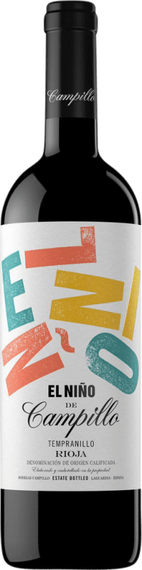 6,95 € | Vin rouge Campillo El Niño D.O.Ca. Rioja La Rioja Espagne Tempranillo, Graciano 75 cl