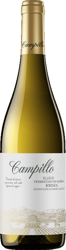 免费送货 | 白酒 Campillo Fermentado en Barrica 岁 D.O.Ca. Rioja 拉里奥哈 西班牙 Macabeo 75 cl