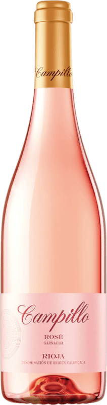 8,95 € | 玫瑰酒 Campillo Rosat 年轻的 D.O.Ca. Rioja 拉里奥哈 西班牙 Tempranillo 75 cl