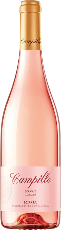 免费送货 | 玫瑰酒 Campillo Rosat 年轻的 D.O.Ca. Rioja 拉里奥哈 西班牙 Tempranillo 75 cl