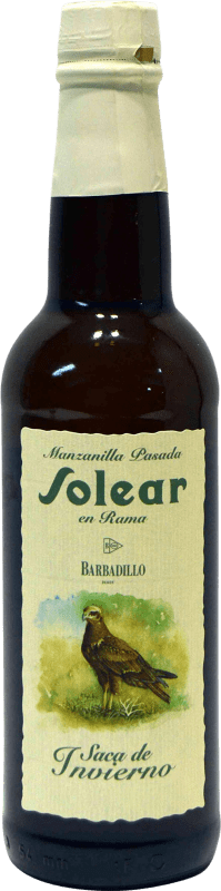 22,95 € Free Shipping | Fortified wine Barbadillo Rama D.O. Manzanilla-Sanlúcar de Barrameda Half Bottle 37 cl