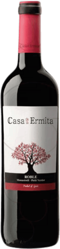6,95 € | Red wine Casa de la Ermita Oak D.O. Jumilla Levante Spain Monastrell, Petit Verdot Bottle 75 cl