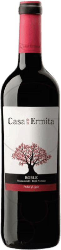 6,95 € | Vinho tinto Casa de la Ermita Carvalho D.O. Jumilla Levante Espanha Monastrell, Petit Verdot 75 cl