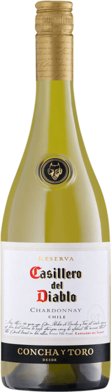 9,95 € | 白酒 Concha y Toro Casillero del Diablo 年轻的 智利 Chardonnay 75 cl