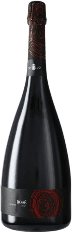 45,95 € | Rosé sparkling Torelló Rosé Brut Joven D.O. Cava Catalonia Spain Grenache, Monastrell Magnum Bottle 1,5 L