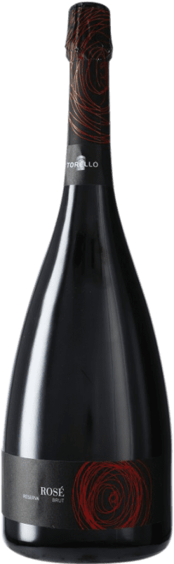 28,95 € | Rosé Sekt Torelló Rosé Brut Jung D.O. Cava Katalonien Spanien Grenache, Monastrell Magnum-Flasche 1,5 L