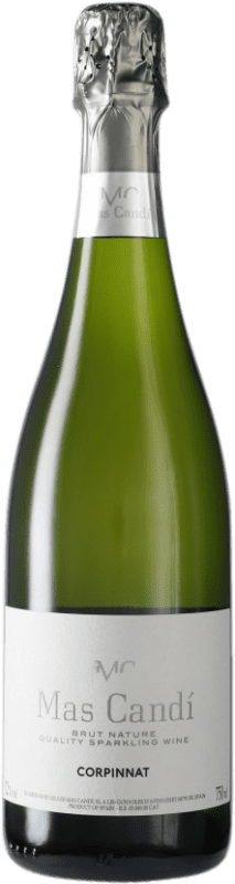 19,95 € Free Shipping | White Sparkling Wine Mas Candí Brut Nature Young Corpinnat