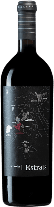 81,95 € 送料無料 | 赤ワイン Cérvoles Estrats Crianza — クリアンサ D.O. Costers del Segre