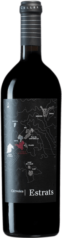 55,95 € | Rotwein Cérvoles Estrats Alterung D.O. Costers del Segre Katalonien Spanien Tempranillo, Merlot, Grenache, Cabernet Sauvignon 75 cl