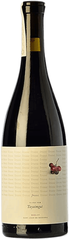 9,95 € Free Shipping | Red wine Tayaimgut Frsssc Crianza Catalonia Spain Merlot Bottle 75 cl