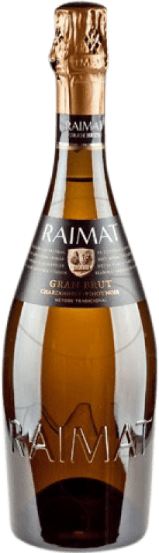 Free Shipping | White Sparkling Wine Raimat Brut Grand Reserve — Long Barrel-Aged D.O. Costers del Segre Catalonia Spain Pinot Noir, Chardonnay 75 cl
