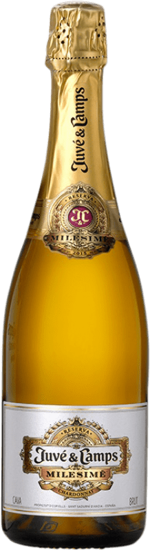 25,95 € Free Shipping | White sparkling Juvé y Camps Milesime Brut Gran Reserva D.O. Cava Catalonia Spain Chardonnay Bottle 75 cl