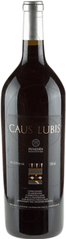 171,95 € Free Shipping | Red wine Can Ràfols Caus Lubis 1997 D.O. Penedès Magnum Bottle 1,5 L