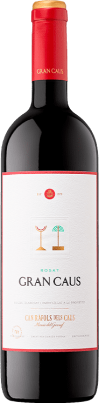 Envoi gratuit | Vin rose Can Ràfols Gran Caus Especial Crianza D.O. Penedès Catalogne Espagne Merlot 75 cl