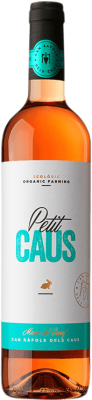 免费送货 | 玫瑰酒 Can Ràfols Petit Caus 年轻的 D.O. Penedès 加泰罗尼亚 西班牙 Tempranillo, Merlot, Syrah, Cabernet Sauvignon, Cabernet Franc 75 cl