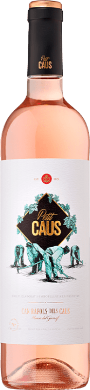 9,95 € | Vino rosado Can Ràfols Petit Caus Joven D.O. Penedès Cataluña España Tempranillo, Merlot, Syrah, Cabernet Sauvignon, Cabernet Franc 75 cl