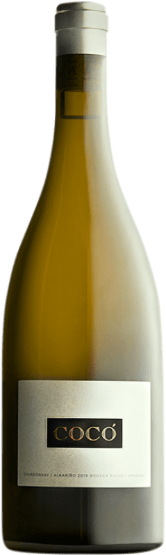 42,95 € Free Shipping | White wine Bouza Cocó Crianza Uruguay Chardonnay, Albariño Bottle 75 cl