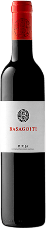 6,95 € 免费送货 | 红葡萄酒 Basagoiti Crianza — 陈酿 D.O.Ca. Rioja 中瓶装 50 cl