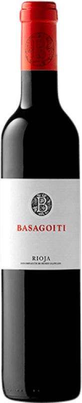 11,95 € Free Shipping | Red wine Basagoiti Aged D.O.Ca. Rioja Medium Bottle 50 cl