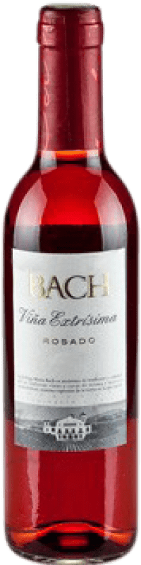 4,95 € Envío gratis | Vino Rosado Bach Joven D.O. Catalunya Media Botella 37 cl