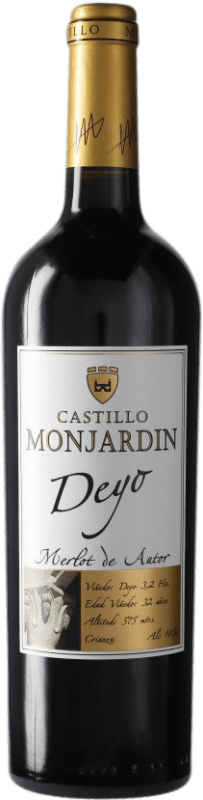 11,95 € Free Shipping | Red wine Castillo de Monjardín Deyo Crianza D.O. Navarra Navarre Spain Merlot Bottle 75 cl