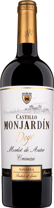 Envoi gratuit | Vin rouge Castillo de Monjardín Deyo Autor Crianza D.O. Navarra Navarre Espagne Merlot 75 cl Envoi gratuit | Vin rouge Castillo de Monjardín Deyo Autor Crianza D.O. Navarra Navarre Espagne Merlot 75 cl