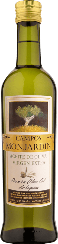 Envío gratis | Aceite de Oliva Castillo de Monjardín Campos Monjardín AOVE Virgen Extra España Arbequina 75 cl