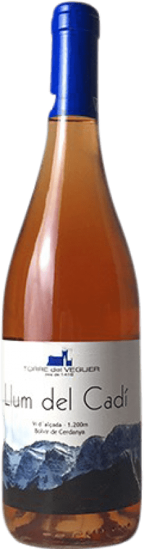 10,95 € Free Shipping | Rosé wine Torre del Veguer Llum del Cadí Joven Catalonia Spain Pinot Black Bottle 75 cl