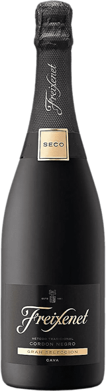 13,95 € Бесплатная доставка | Белое игристое Freixenet Cordón Negro сухой D.O. Cava