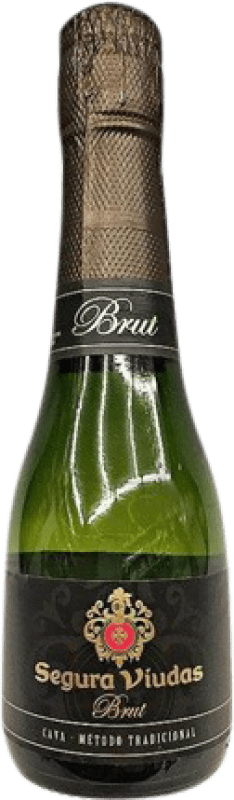 4,95 € Envio grátis | Espumante branco Segura Viudas Brut Reserva D.O. Cava Garrafa Pequena 20 cl