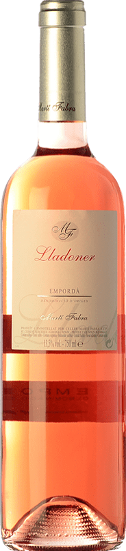 12,95 € Envío gratis | Vino rosado Martí Fabra Lladoner Joven D.O. Empordà