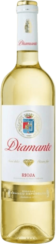 4,95 € | Белое вино Bodegas Franco Españolas Diamante Полусухое Полусладкое Молодой D.O.Ca. Rioja Ла-Риоха Испания Malvasía, Macabeo 75 cl