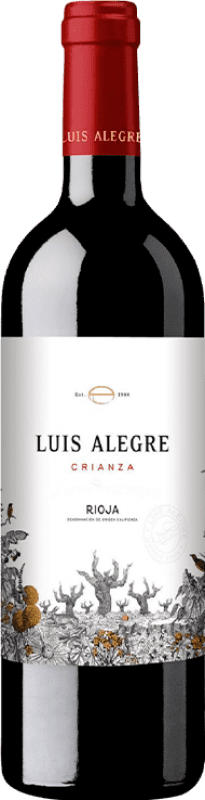 10,95 € | 赤ワイン Luis Alegre 高齢者 D.O.Ca. Rioja ラ・リオハ スペイン Tempranillo, Grenache, Graciano 75 cl