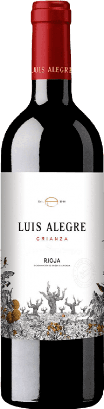 Envio grátis | Vinho tinto Luis Alegre Crianza D.O.Ca. Rioja La Rioja Espanha Tempranillo, Grenache, Graciano 75 cl